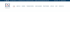Desktop Screenshot of esi-education.com